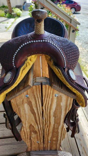 ON TRIAL 14.5" Billy Cook Barrel Saddle 1930