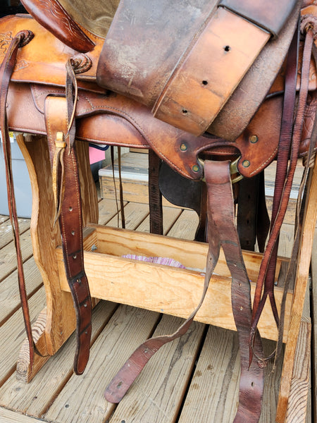 16" Chas Baker Custom Ranch Saddle