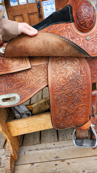 17" Corriente Western Equitation Show Saddle