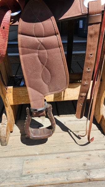 14" King Series Krypton All Around Western Saddle