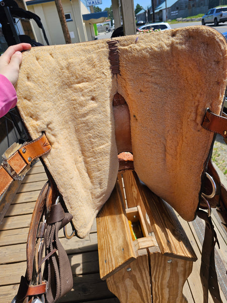 13" Circle Y Western Equitation Saddle