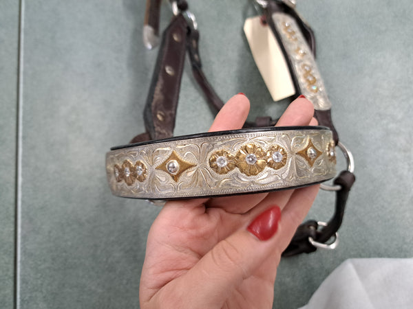 Tory Leather Silver Show Halter