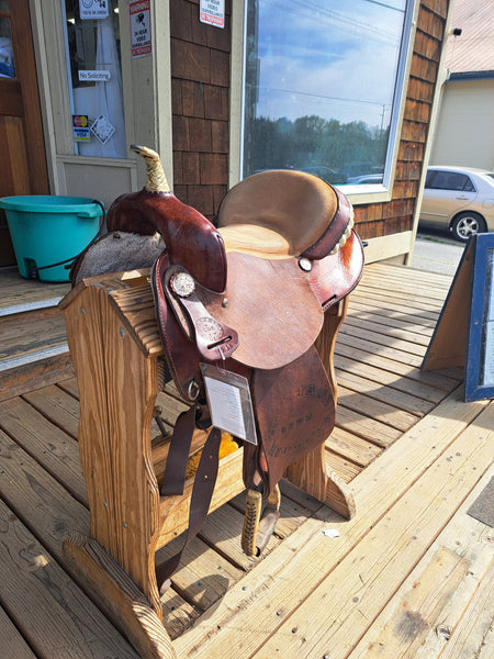 15" Lamb Co Barrel Racing Saddle