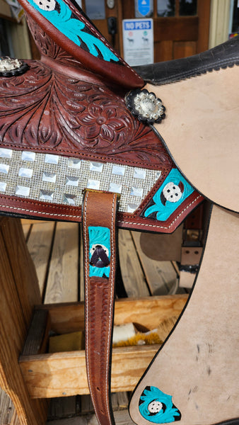 15" Barrel Racing Saddle Package