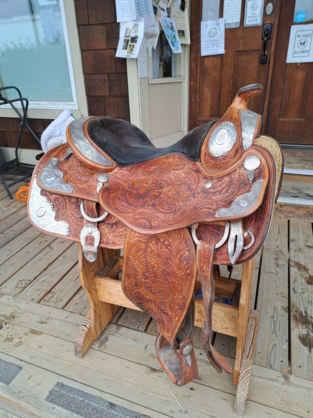 15.5" Custom Woods Equitation Saddle