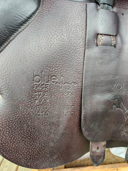 17.5" Voltaire Blue Infinate Jump Saddle