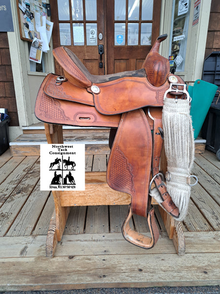 ON TRIAL 15" King Series All Around Western Trail Saddle