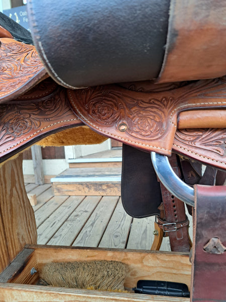17" Equine Oasis Tim Bauer Reining Saddle