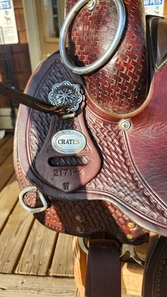 16" Crates Lightweight Round Skirt Trail Saddle
