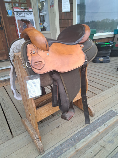 16" Fabtron Arabian Full Quarter Western Trail Saddle