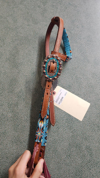 Beaded Single Ear Headstall