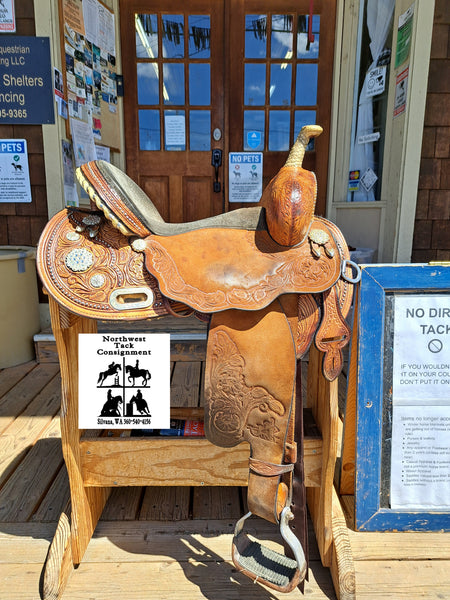 14.5" Martha Josey Ultimate Starlight Barrel Racing Saddle