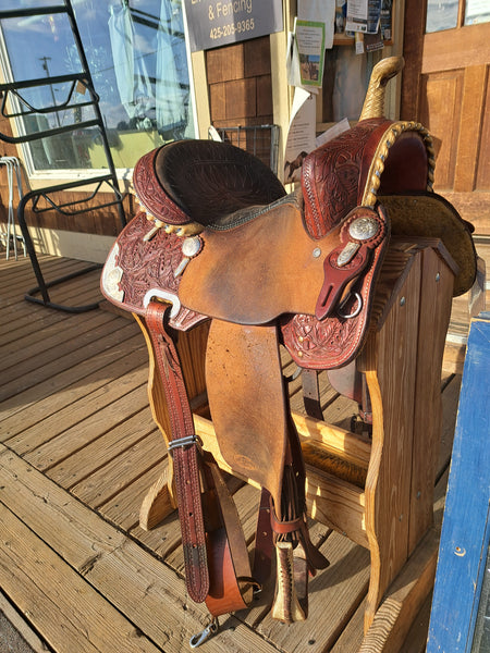 14.5" Billy Cook Barrel Saddle