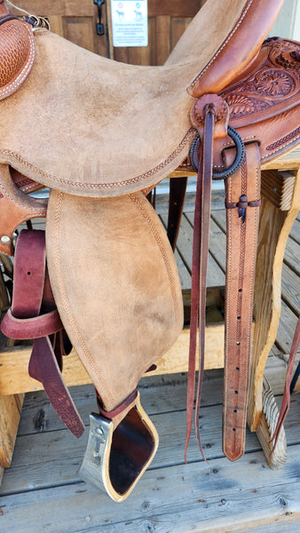 15" Henderson Saddle Co Wade Ranch Roper Saddle
