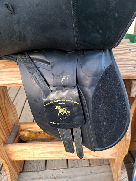 17.5" Frank Baines Zenith Dressage Saddle