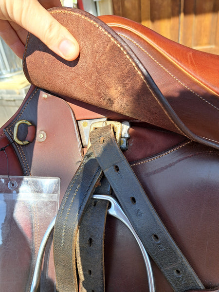 17.5" HDR Pro A/O English Saddle