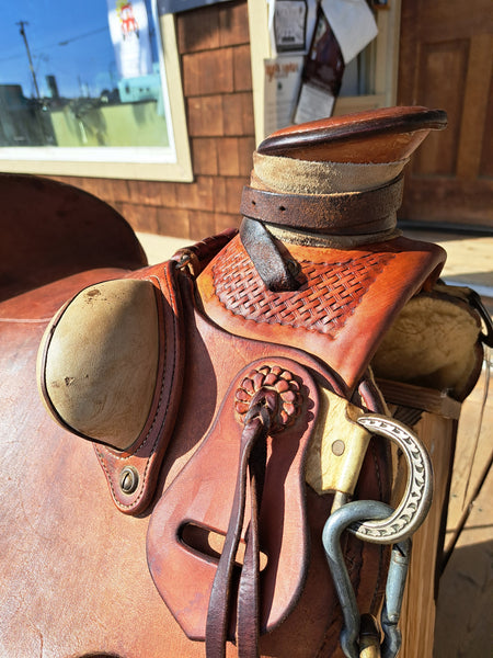 16" Watt Bros Wade Ranch Roper Saddle