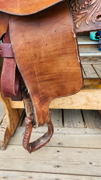 16" Bar M Carson River Reining Saddle