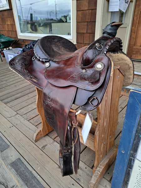 15" Western Equitation Show Saddle