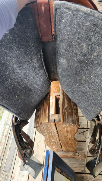 17-18" Big Horn Walking Horse Western Trail Saddle