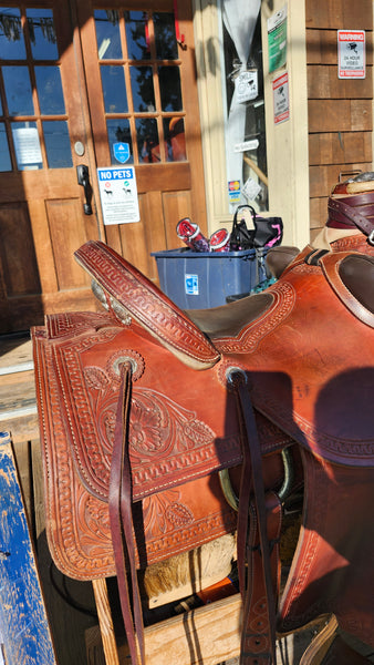 15.5" J. Stead Wade Ranch Roper Saddle