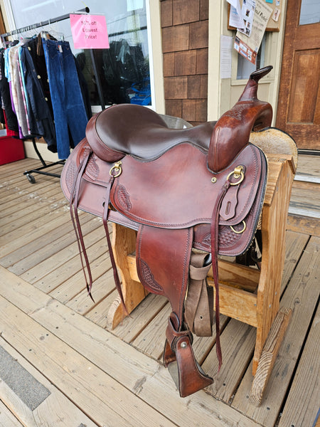 17.5" Big Horn Draft Horse Saddle