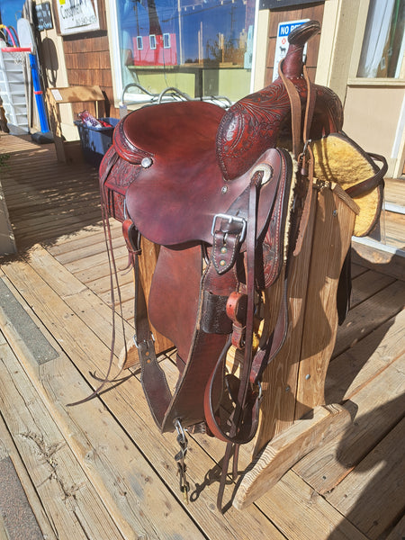 16" Rocking R Cutting Saddle