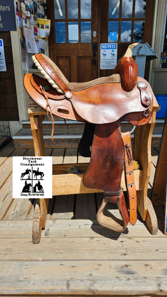 15" American Saddlery Barrel Racing Saddle