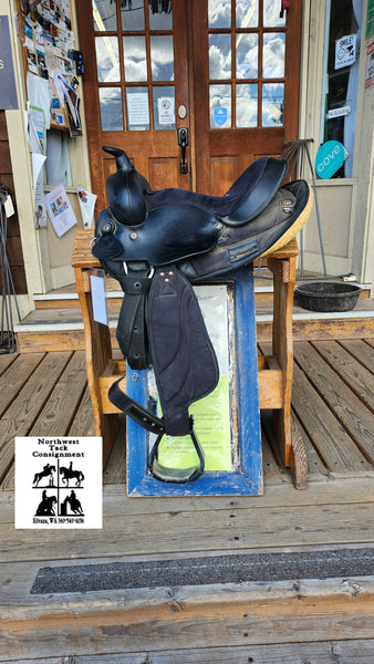 14" Circle P Synthetic Western Saddle