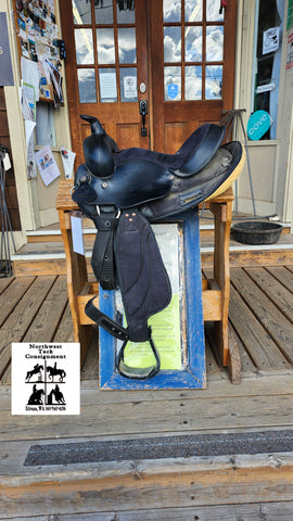 14" Circle P Synthetic Western Saddle
