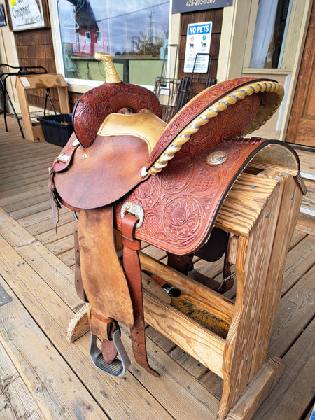 14" Cicle Y The Proven Barrel Racing Saddle