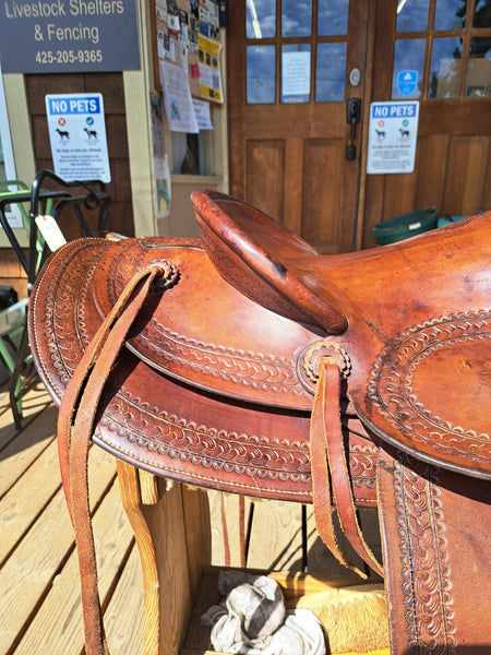 14" George Lawrence Vintage Ranch Saddle