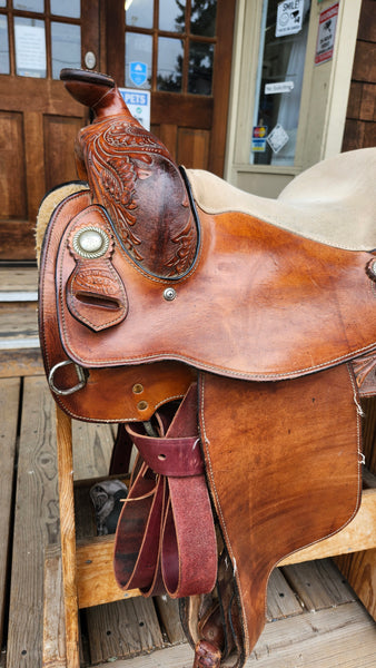 16" Bar M Carson River Reining Saddle