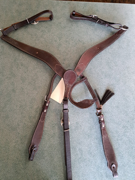 Circle Y Breastcollar and Single Ear Headstall