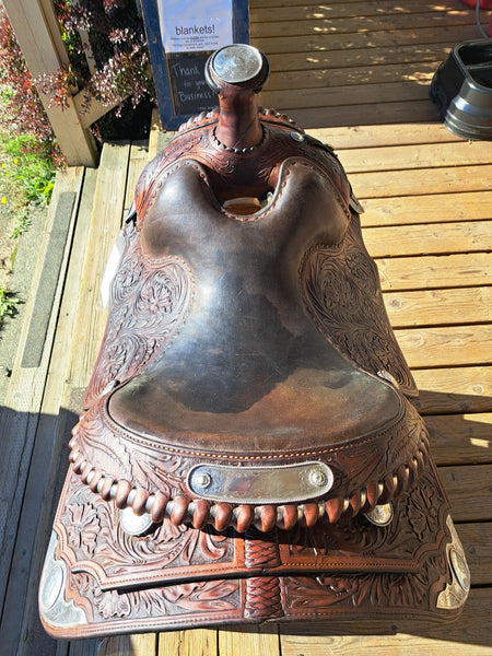 15" Champion Turf Western Equitation Show Saddle