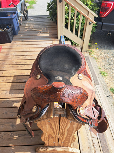 13" Double T Barrel Saddle