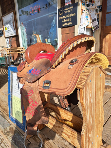 14" Alamo Trophy Barrel Saddle