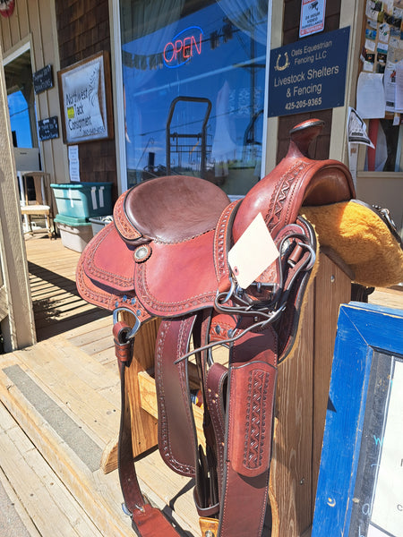 16" Mark Corcoran Custom Wester Dressage Saddle