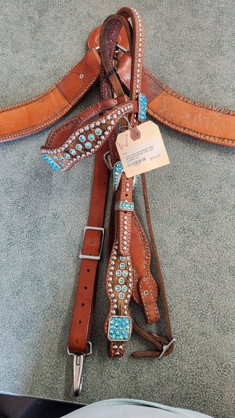 Luans Hide On Western Tack Set
