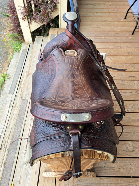 15" Hereford Tex Tan Western Pleasure Saddle
