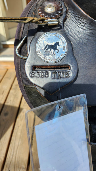 16" National Bridle Shop Tennessean Cordura Gaited Saddle