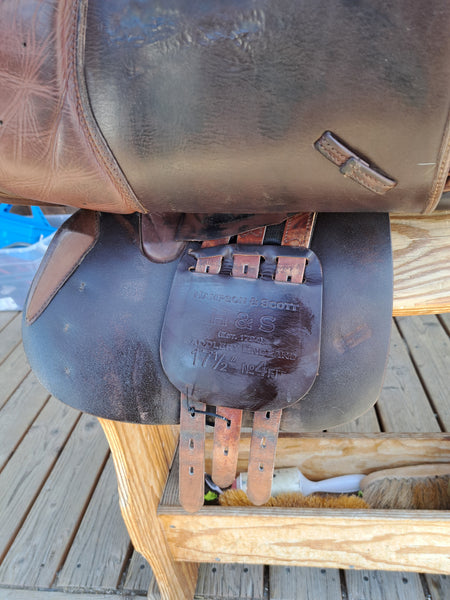 17.5" Hampton & Scott All Purpose English Saddle