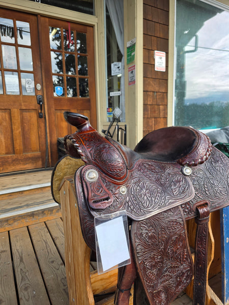 15" Victor Supreme Western Equitation Show Saddle