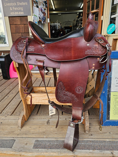 17" Circle Y All Around Western Trail Saddle