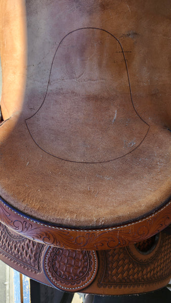 16" Paul Van Dyke Maker Wade Ranch Roper Saddle