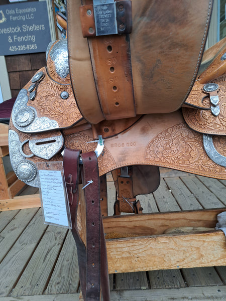 16.5" Blue Ribbon Western Equitation Show Saddle