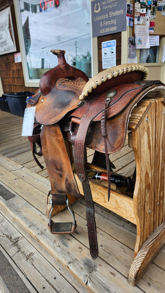 15.5" Billy Cook Roping Saddle