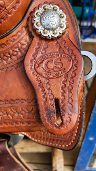 15.5" Caliente Saddle Shop All Around Western Saddle