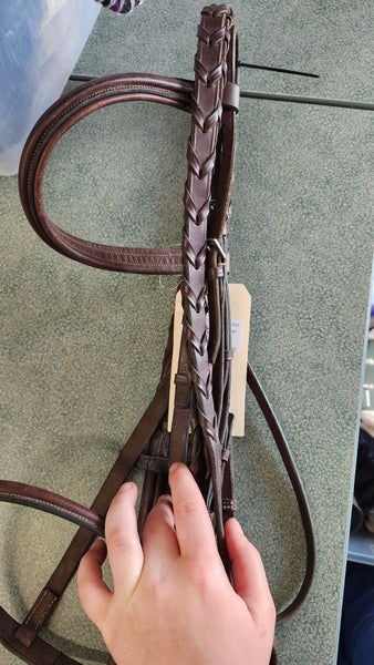 Jeffries Leather Hunt Bridle w/ Reins