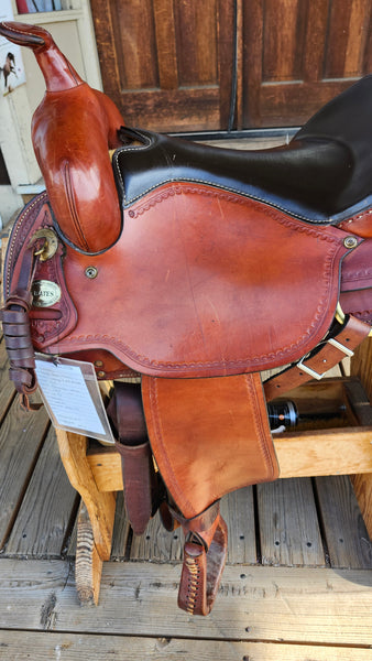 16" Crates Round Skirt Western Trail Saddle